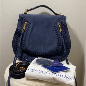 Rebecca Minkoff Vanity Suede Saddle Bag